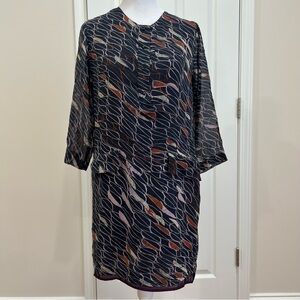 Karen Zambos Vintage Couture Silk Mini Dress